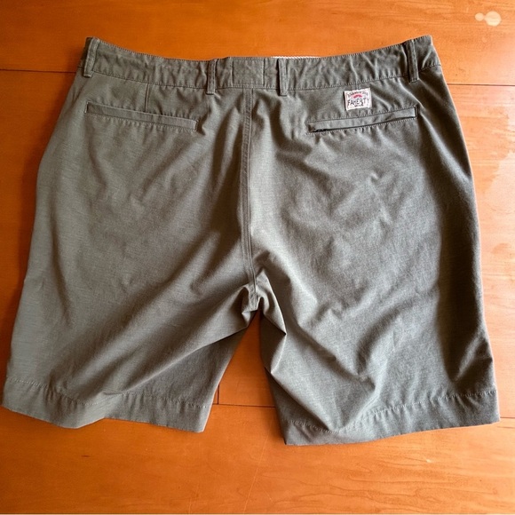 Faherty 36 All Day Sorts tan casual flat front shorts - Picture 9 of 10